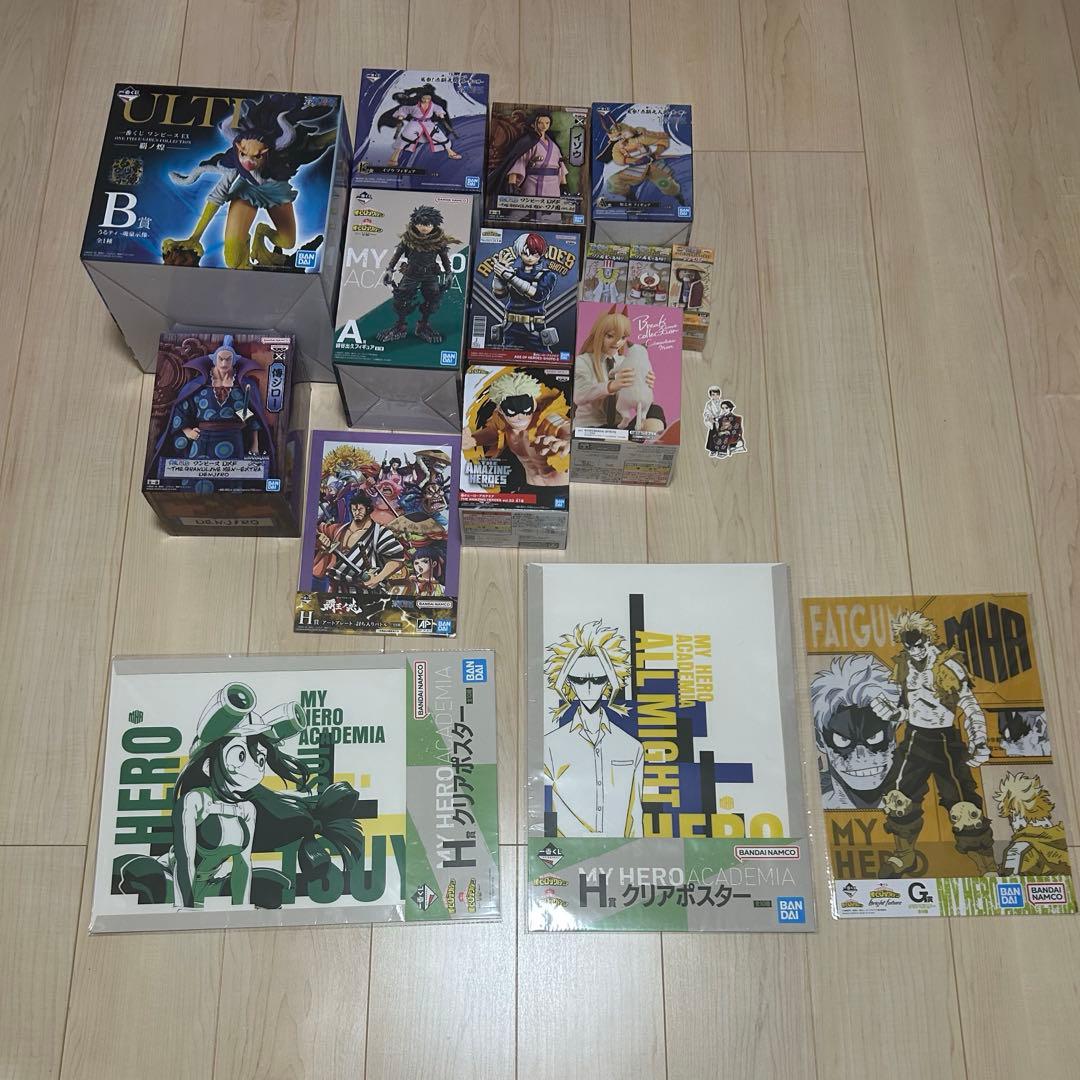 ヒロアカ ワンピース フィギュア セット ポスター