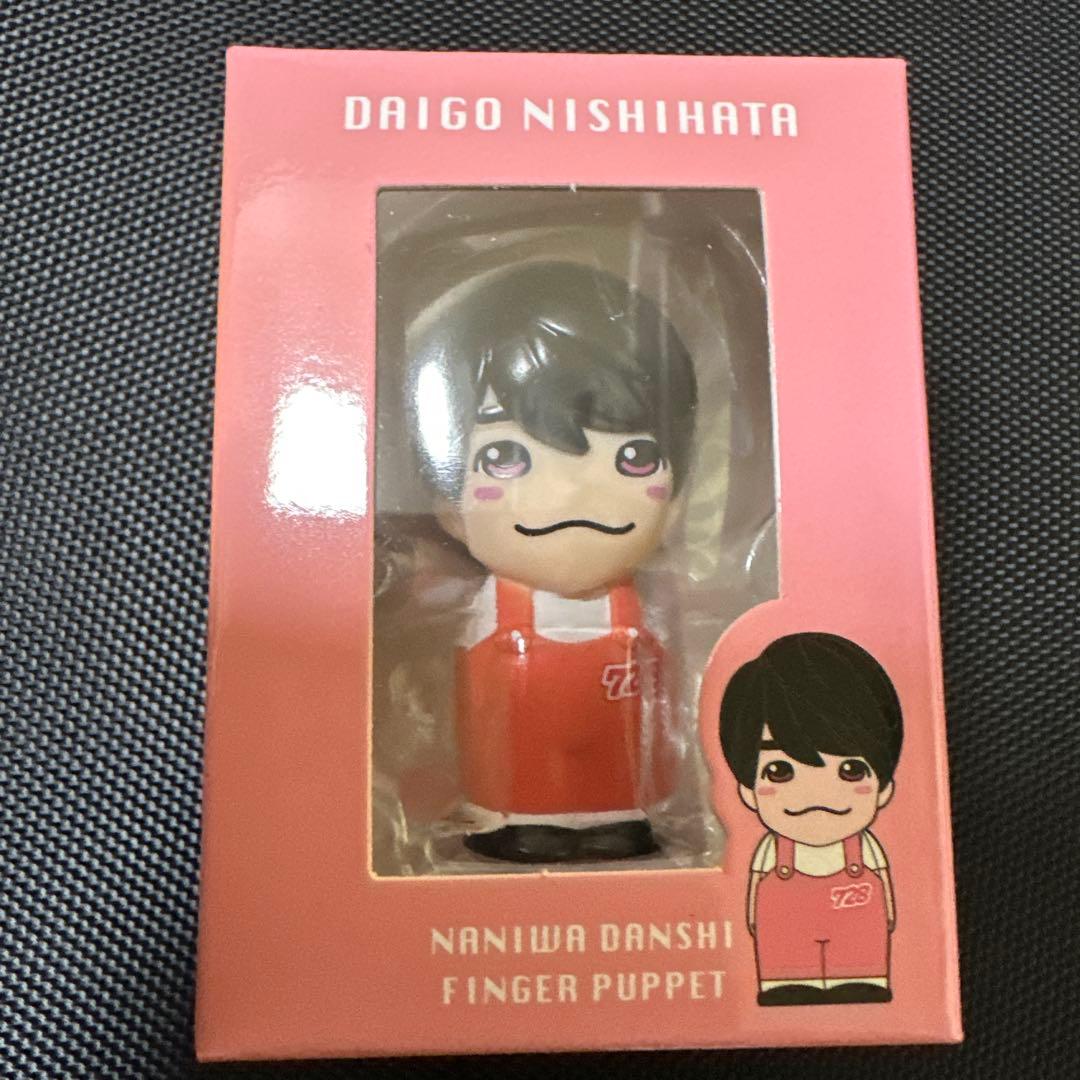 未開封　なにわ男子　指人形7個 箱色褪せ日焼け有　Alpha銀テープと紙吹雪付