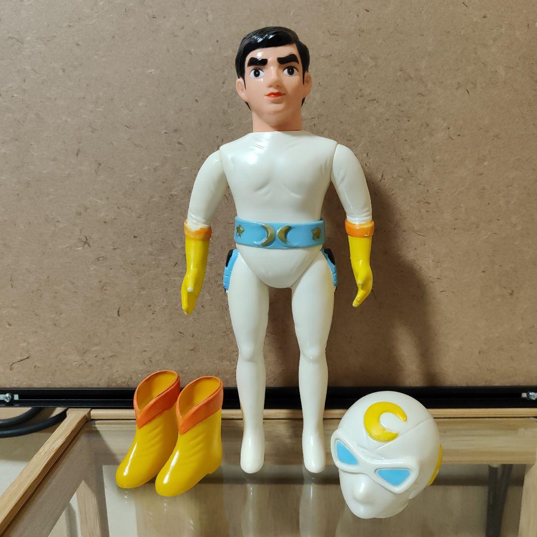 当時物　旧バンダイ　月光仮面　面取れ