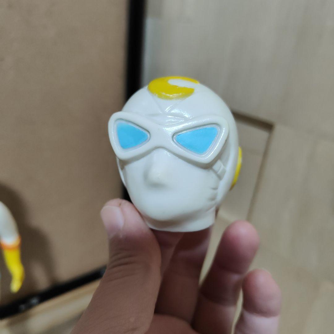 当時物　旧バンダイ　月光仮面　面取れ