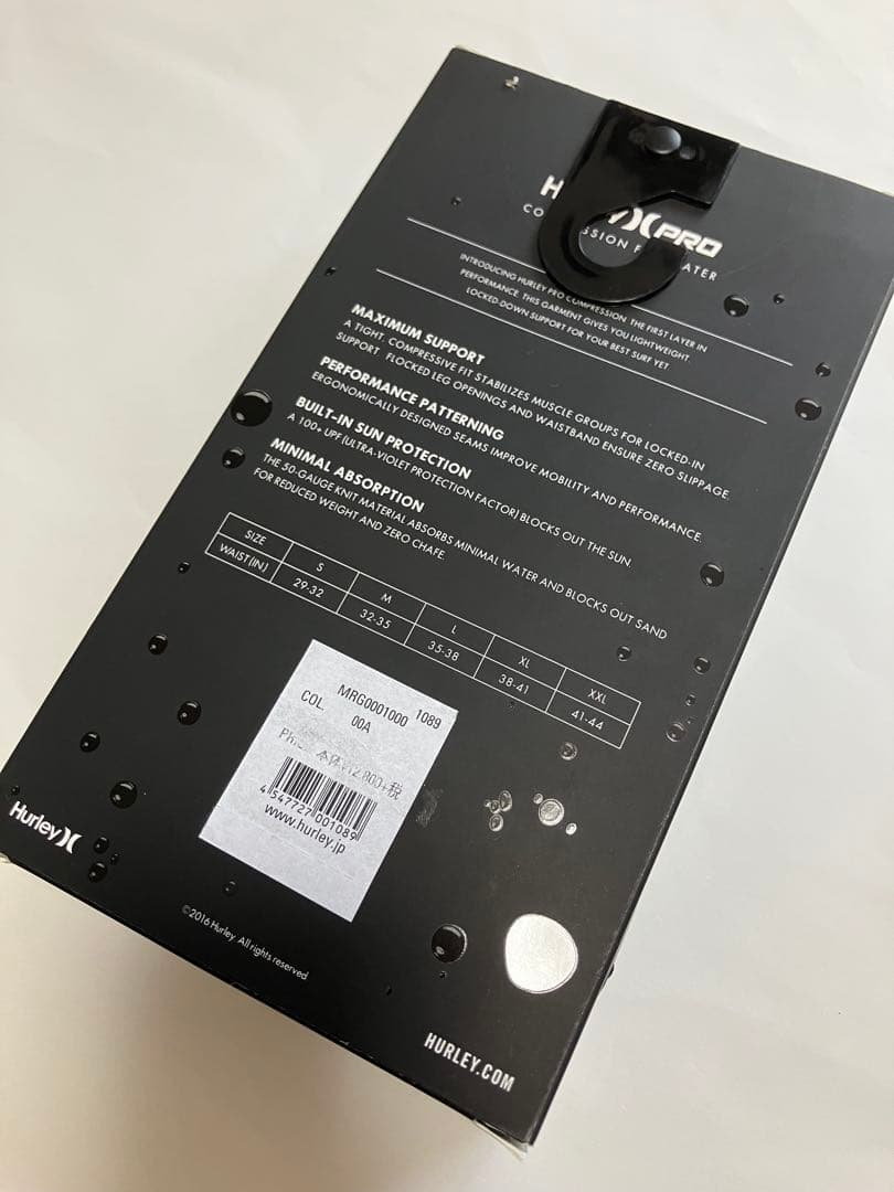 処分 Hurley ハーレー PROMAX インナー サーフィン ウェットスーツ