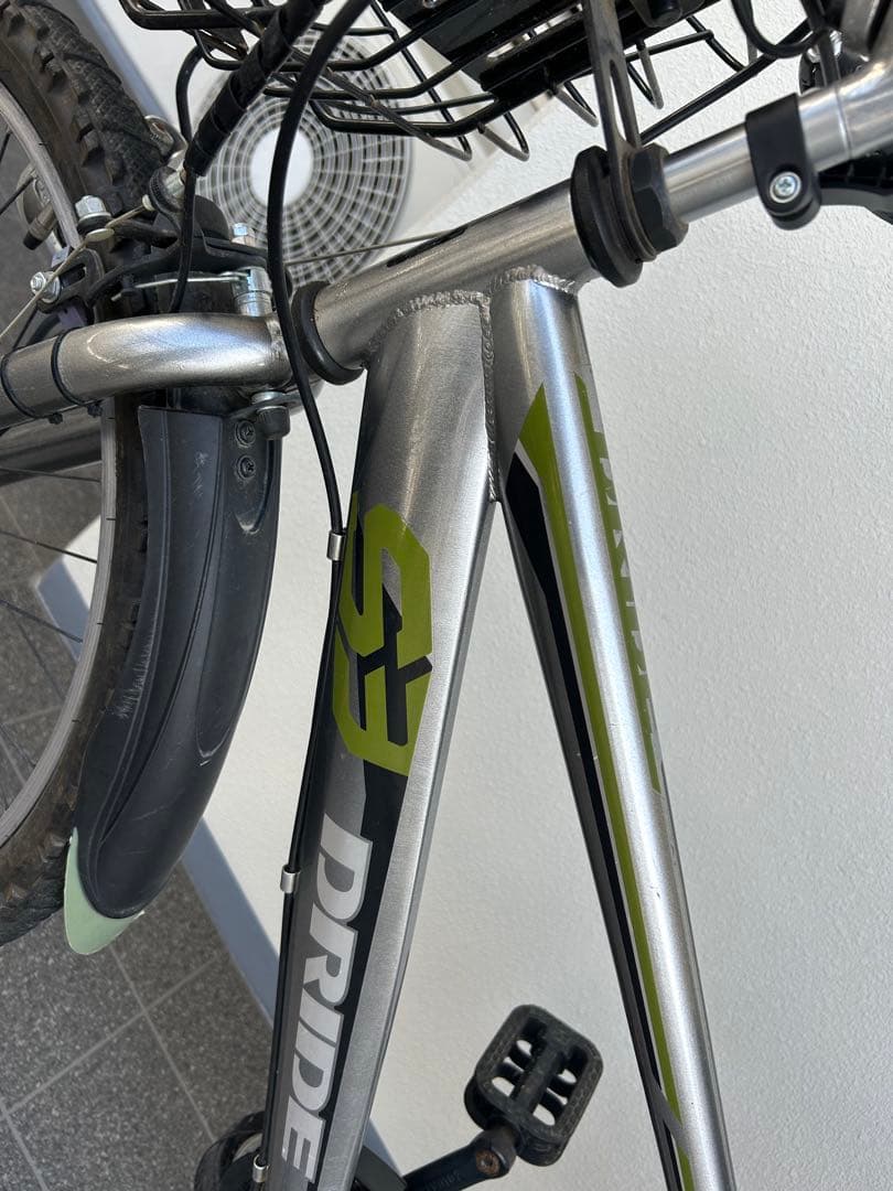 値下げします美品24インチ子供自転車 アサヒドライド シルバー マウンテンバイク