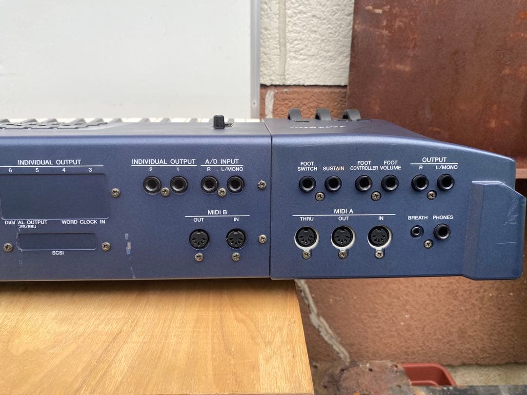 yamaha ex5 シンセサイザー　電源コード　メンテナンス品　中古品