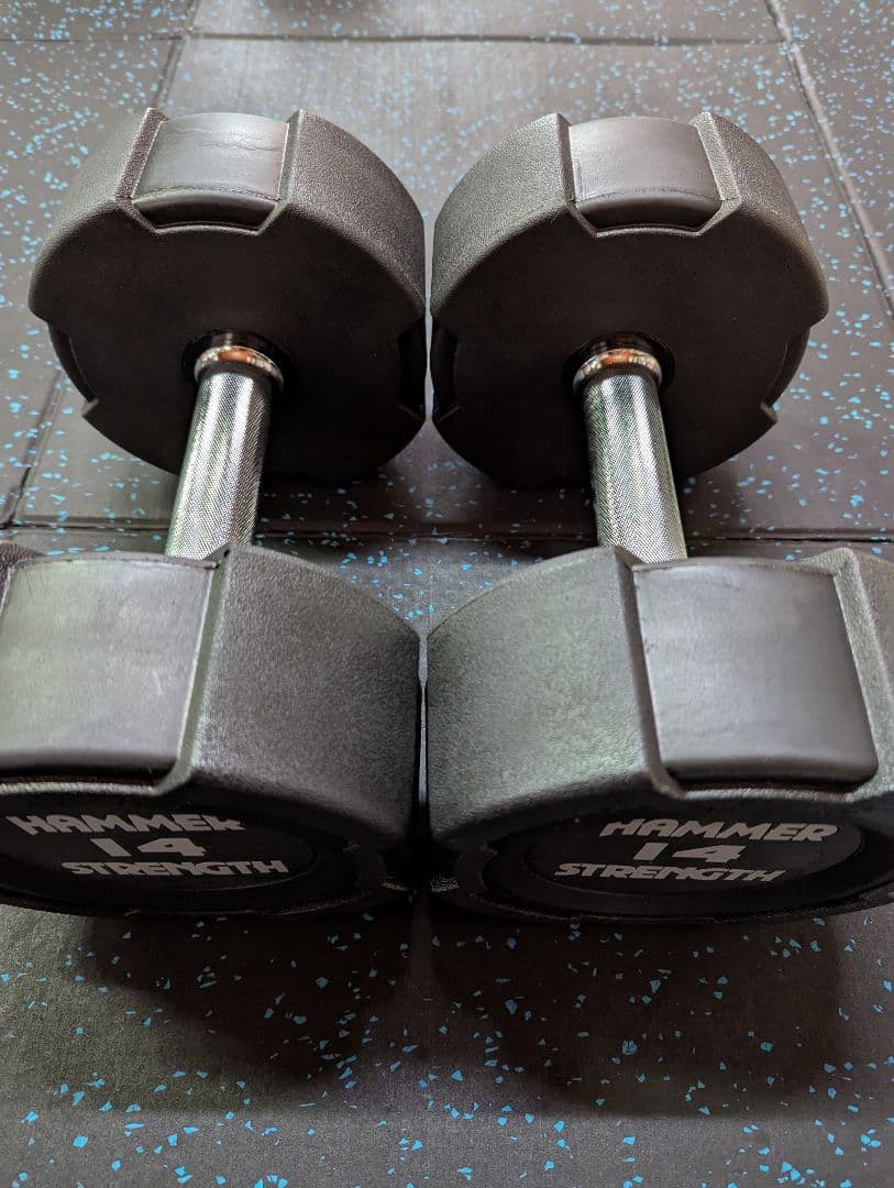 ハンマーストレングス　　ウレタンダンベル　14kg　②　美品