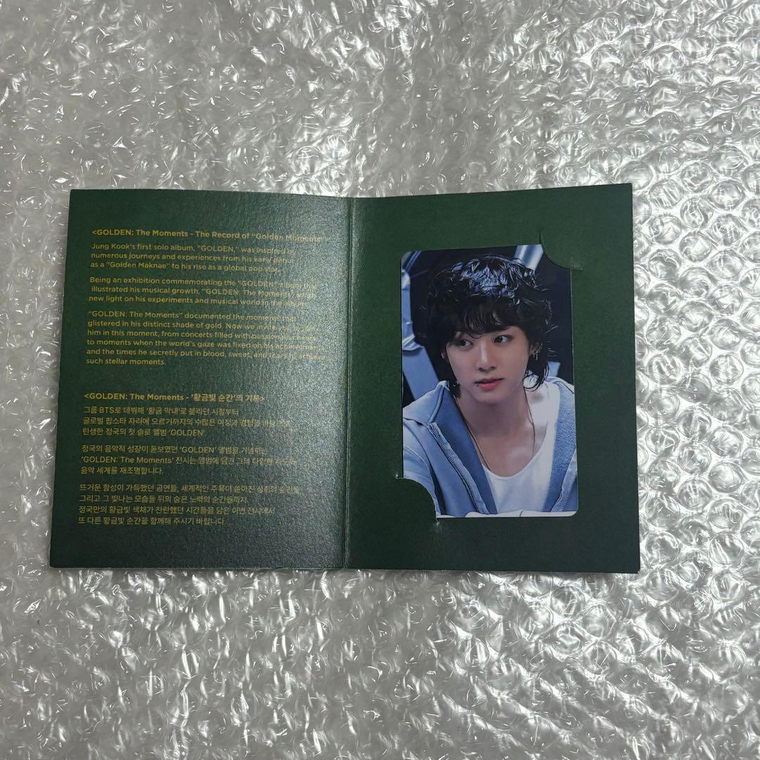BTS ジョングク 展示会 GOLDEN トレカ インド 7