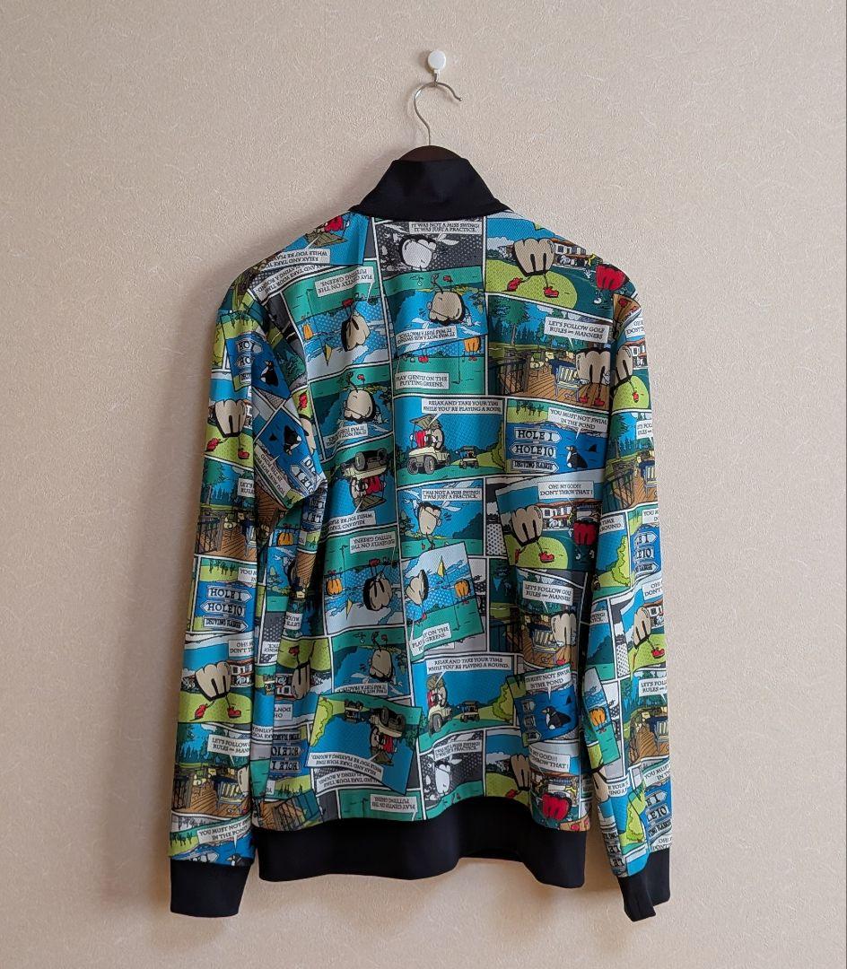 マンシングウェア ENVOY エンボイ コミック柄 メッシュアウター　サイズL