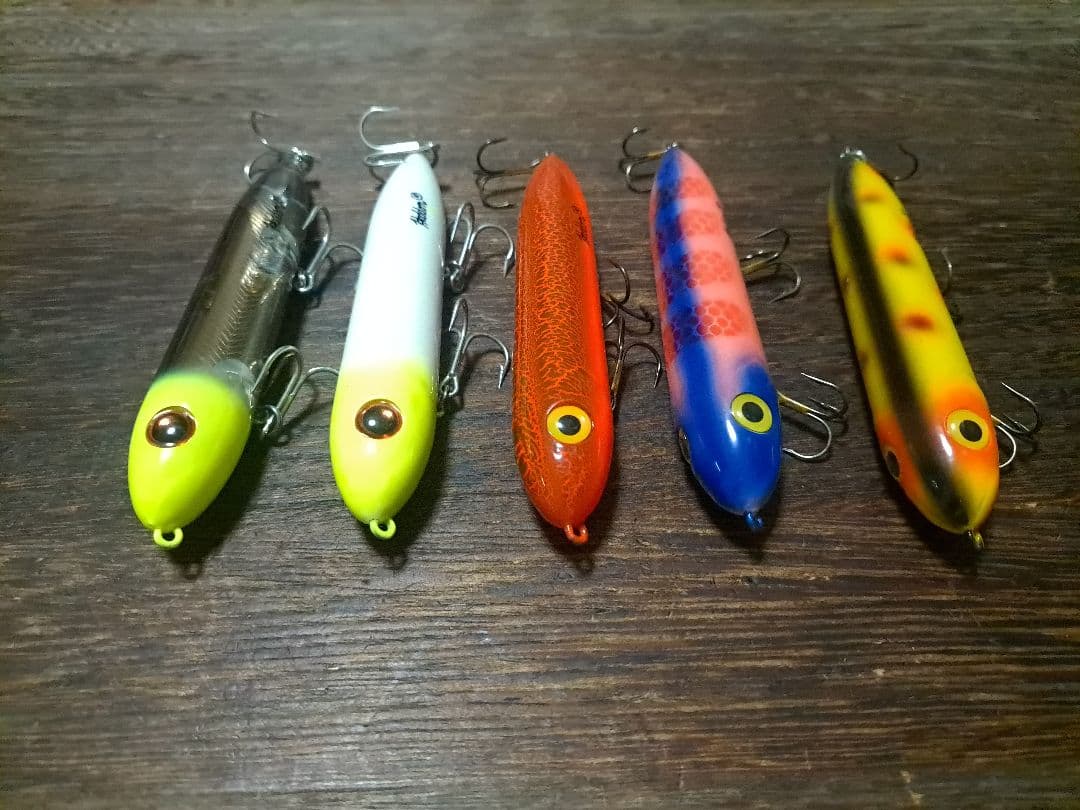 ヘドン　スーパースプーク　5色　5本セット