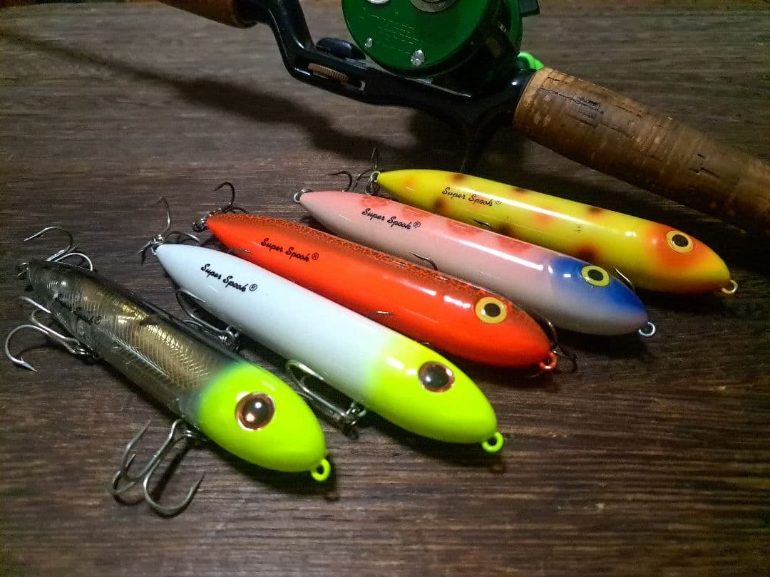 ヘドン　スーパースプーク　5色　5本セット