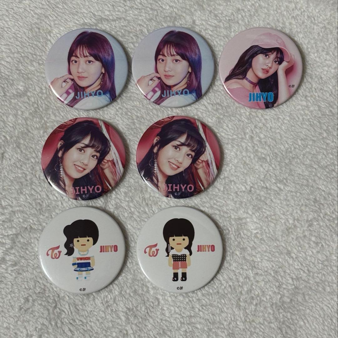 【初期グッズ】TWICE ジヒョ 缶バッジまとめ
