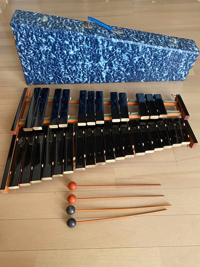 ヤマハ YAMAHA 木琴　158 30音 シロフォン マレット　昭和　レトロ