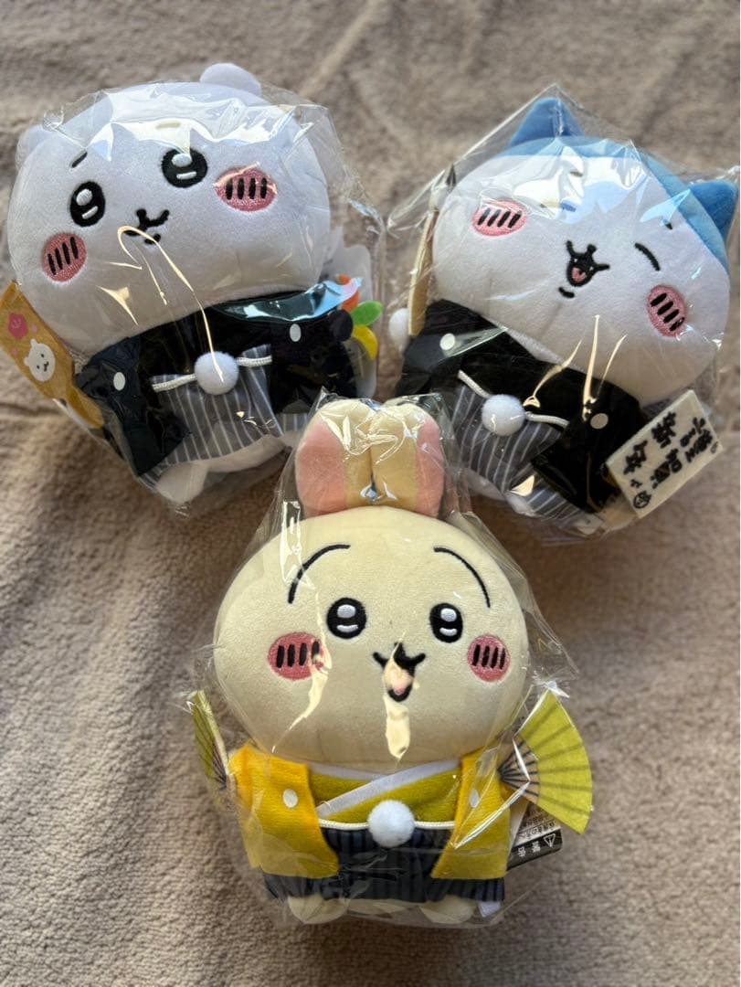ぽてたま お正月 ちいかわ＆ハチワレ＆うさぎの3点セット