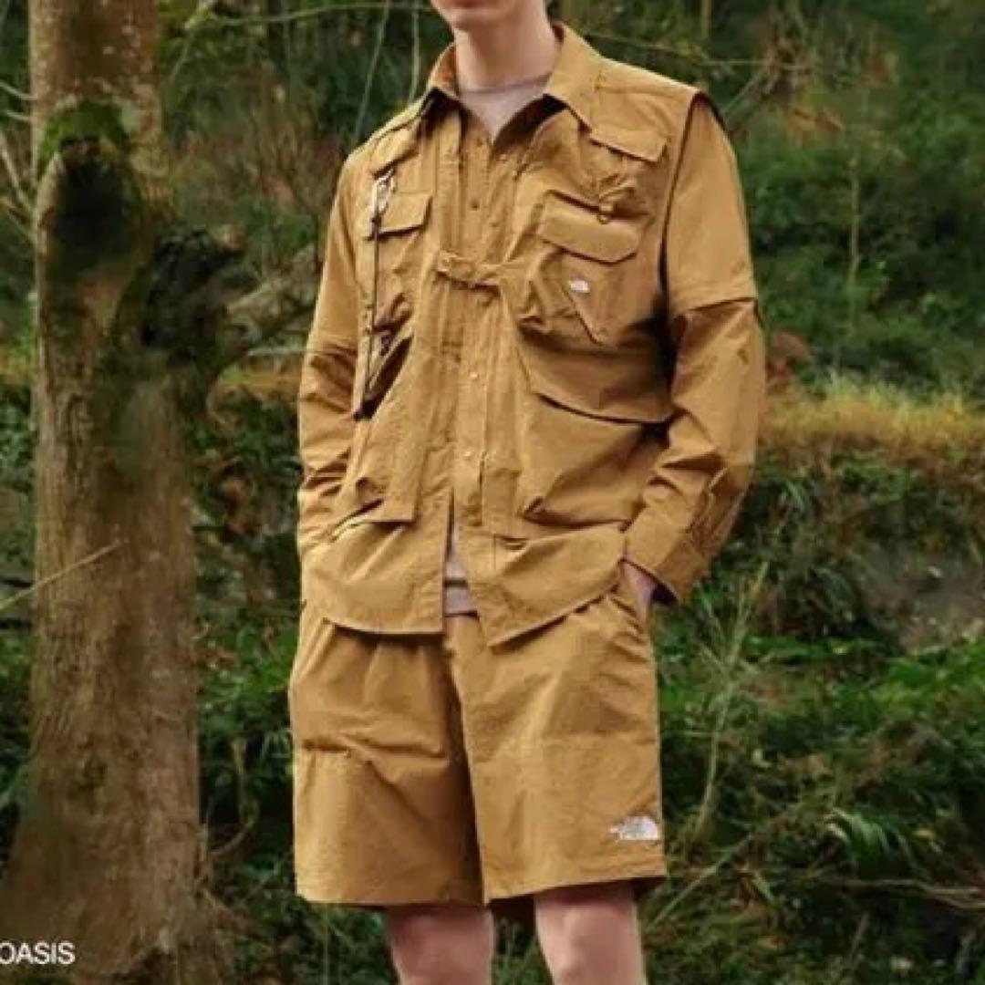 [日本未発売] ノースフェイス　2way シャツ ベスト 　メンズ M (US)