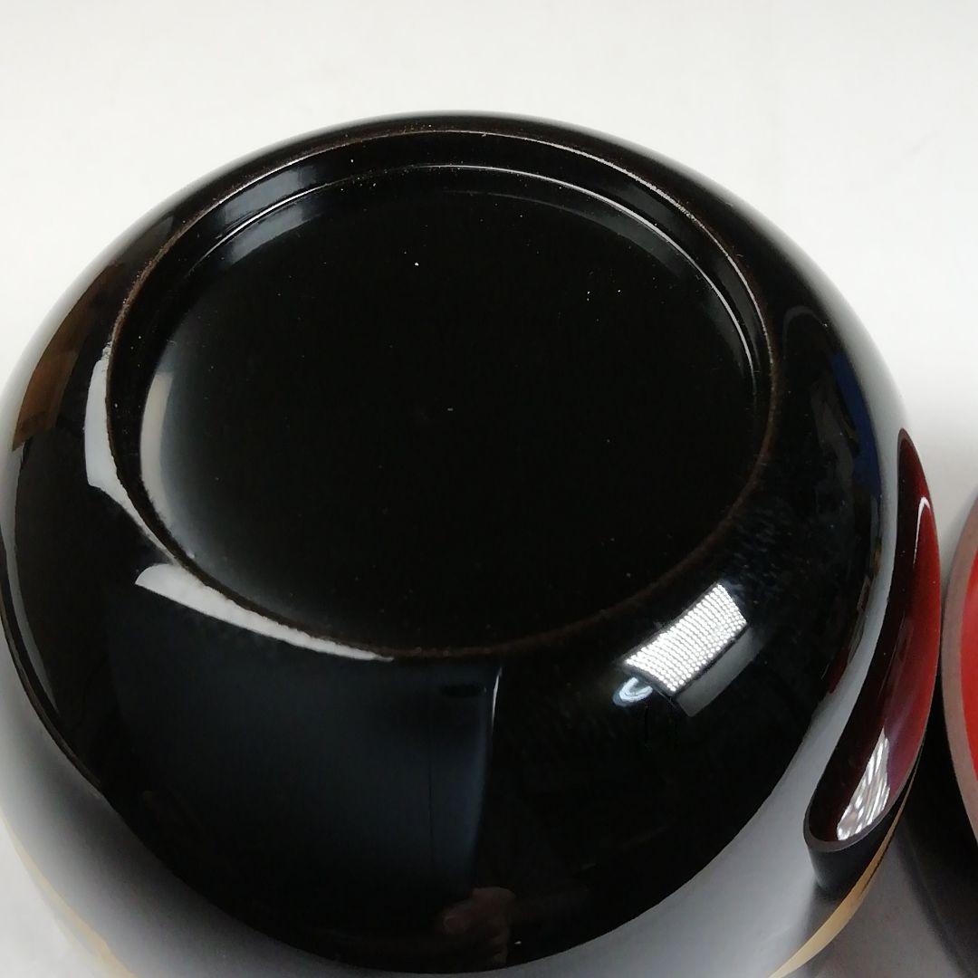 Ｔ１０００　棗　『うろこ鶴蒔絵』『内朱塗』『塗師　辻石斎』　共箱　茶道具