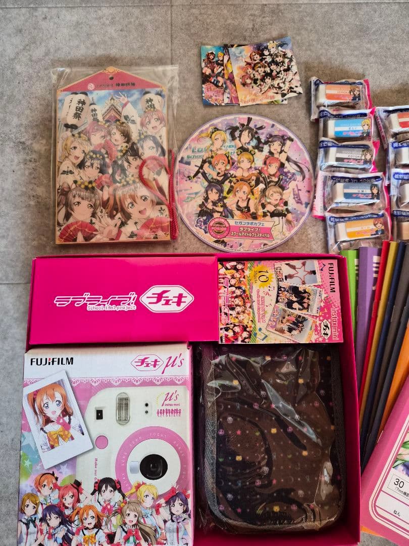 【超希少】ラブライブ！ μ's 限定チェキ ＆ 神田明神絵馬 ＆ 文具セット