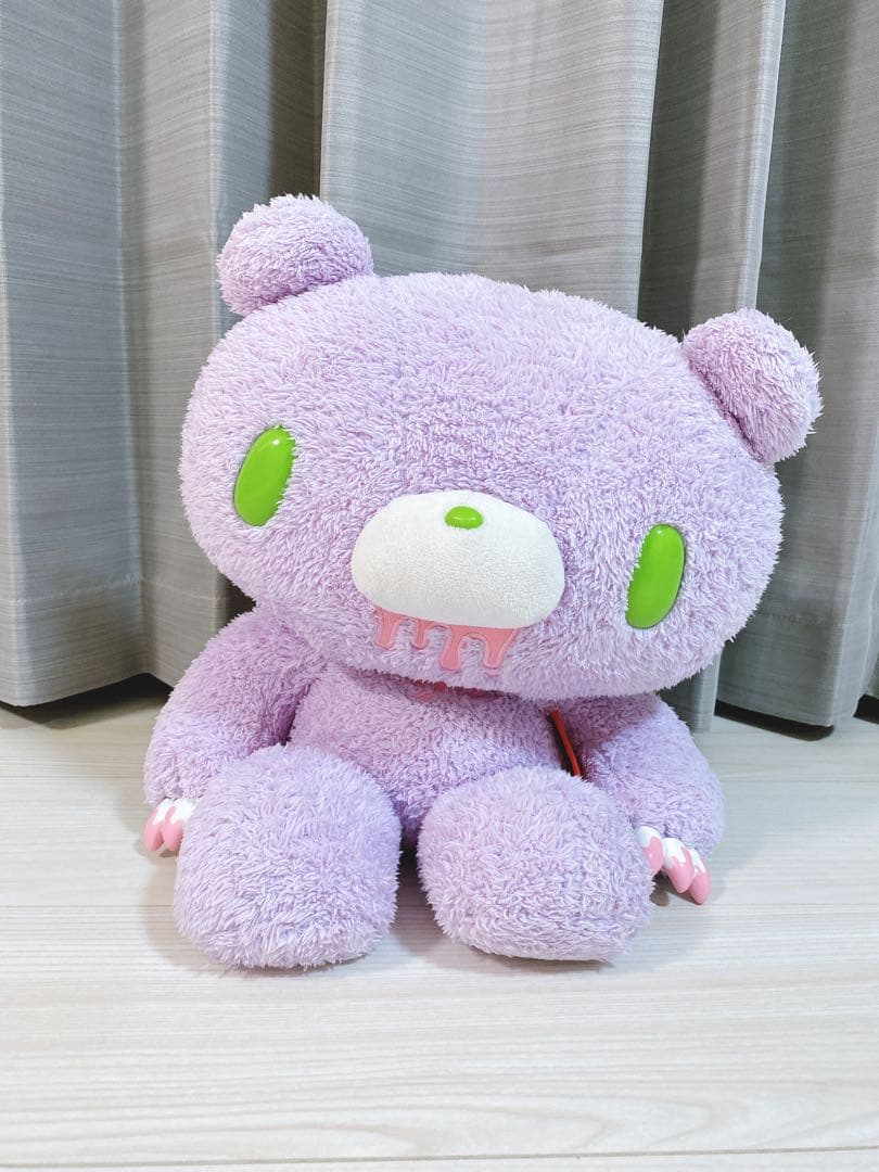 チャックスGP グルーミー 特大サイズ ぬいぐるみ ラベンダー　限定品