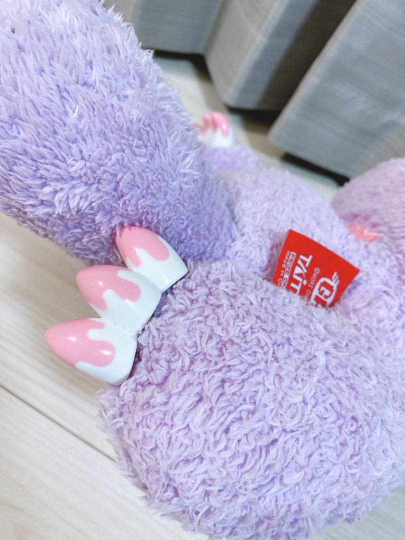 チャックスGP グルーミー 特大サイズ ぬいぐるみ ラベンダー　限定品