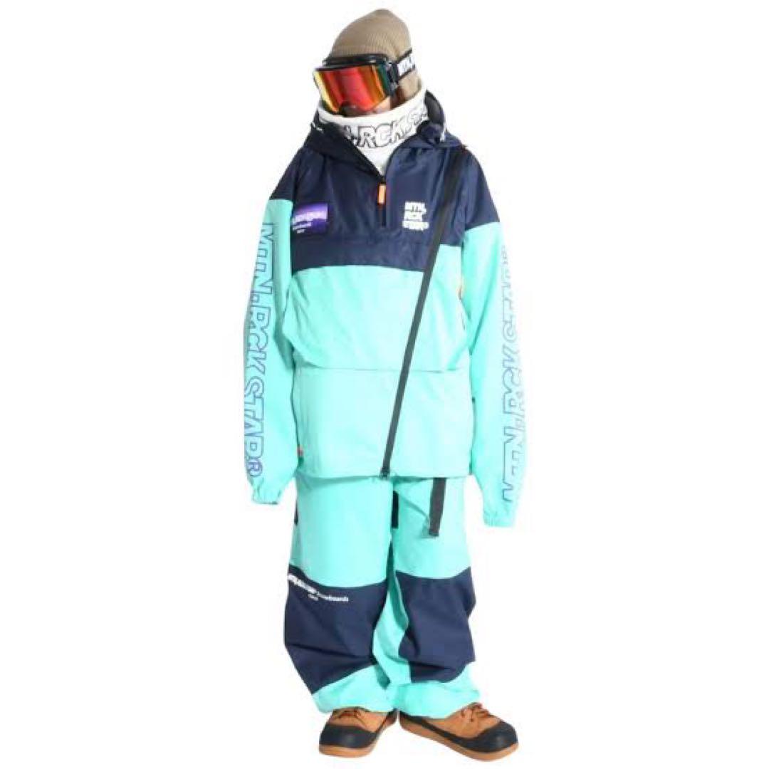 スノーボード MTN.ROCKSTAR springjacket.pant NAVY/MINT