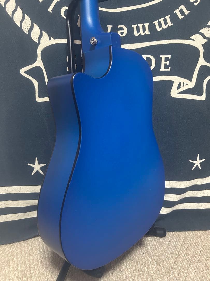 今月特価‼️新品未使用❣️ブルーburst色　トリプル０size アコースティック‼️
