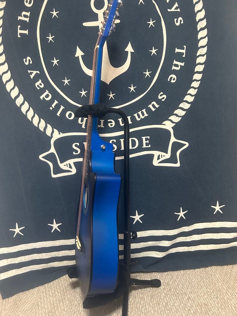 今月特価‼️新品未使用❣️ブルーburst色　トリプル０size アコースティック‼️