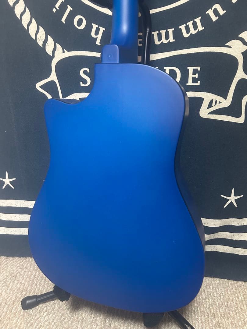 今月特価‼️新品未使用❣️ブルーburst色　トリプル０size アコースティック‼️