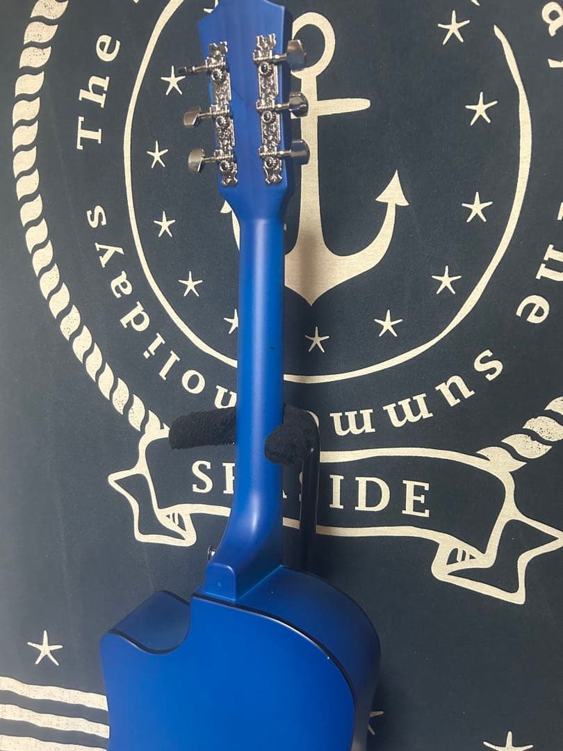 今月特価‼️新品未使用❣️ブルーburst色　トリプル０size アコースティック‼️