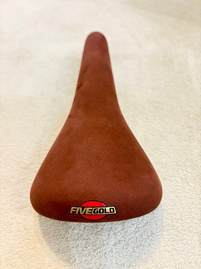 FIVEGOLD 7 サドル NJS スエード ピスト 競輪