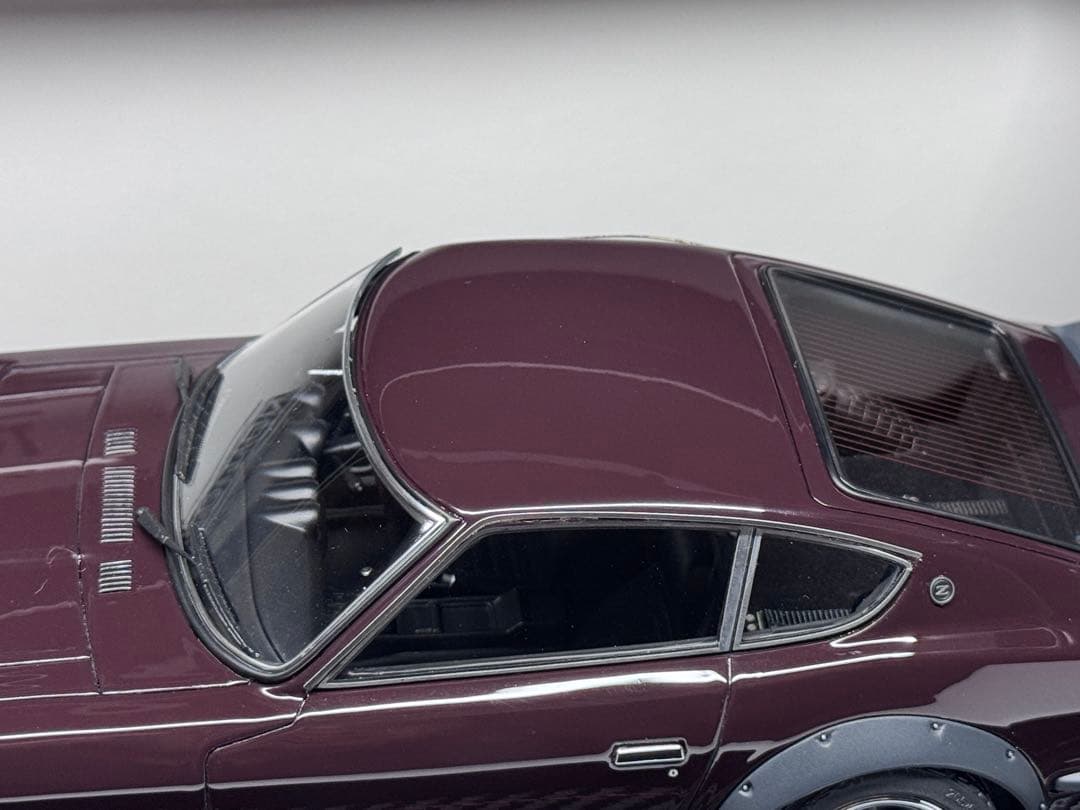 IG 1/18 日産 フェアレディ 240ZG HS30 マルーン エンジン