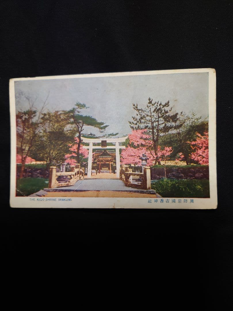年代物！　【周防岩國吉香神社 絵葉書】