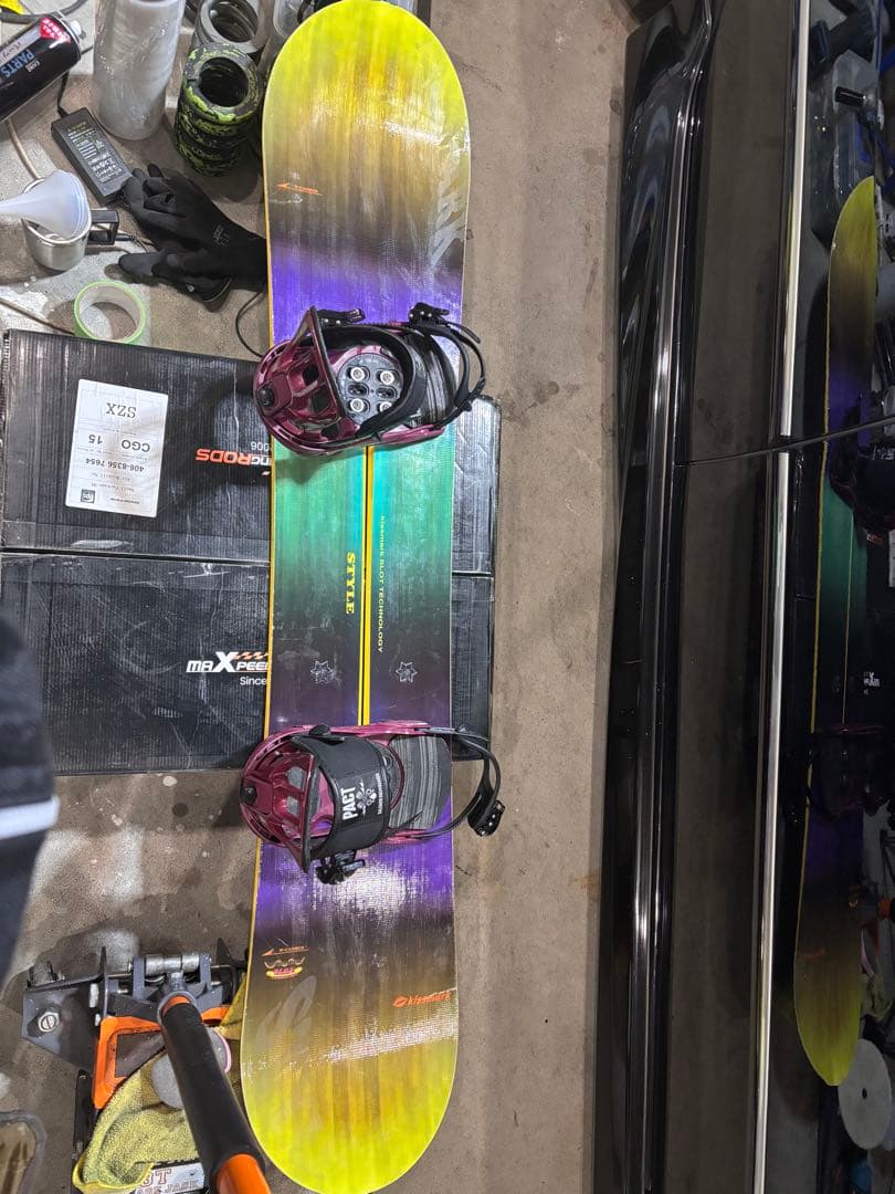 スノーボード　板　ビンディング　サロモン　キスマーク　グラトリ