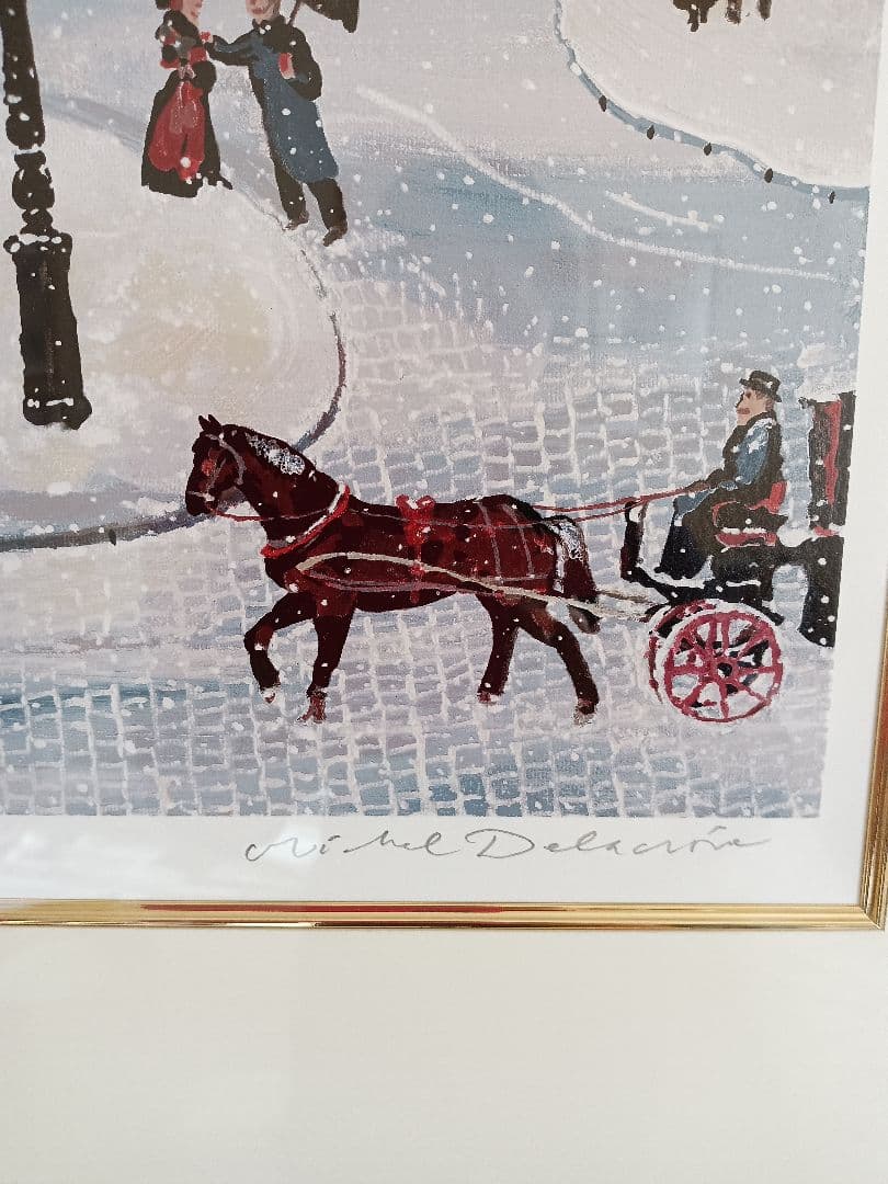 ミッシェルドラクロワ　オペラ座の雪の夕暮れ