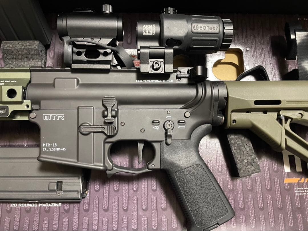 美品　東京マルイ　MTR16 GBB 外装、内装カスタム品　(MWS MK18