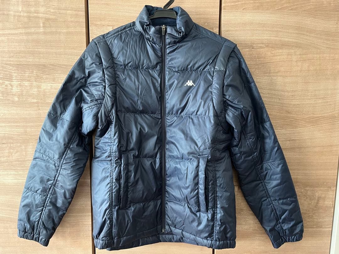 不定期値下げ カッパ Kappa 中綿 セットアップ ゴルフ ネイビーM