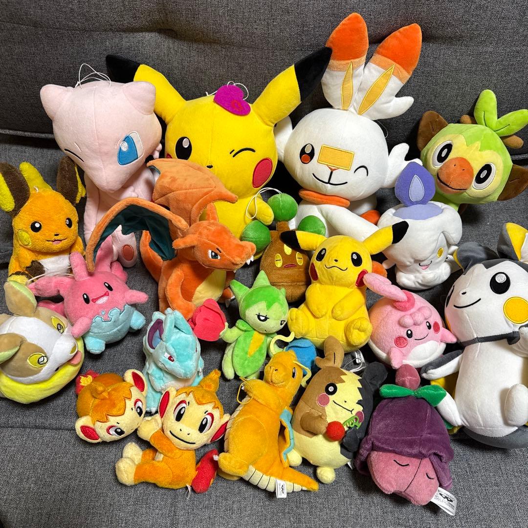 ポケットモンスター　ぬいぐるみ　23体まとめ売り　ポケモン