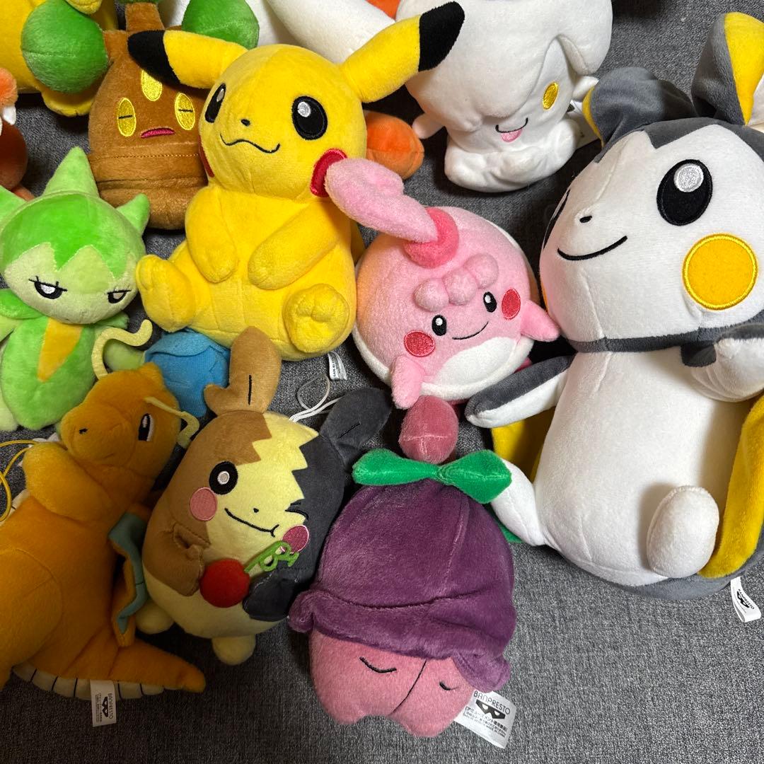 ポケットモンスター　ぬいぐるみ　23体まとめ売り　ポケモン