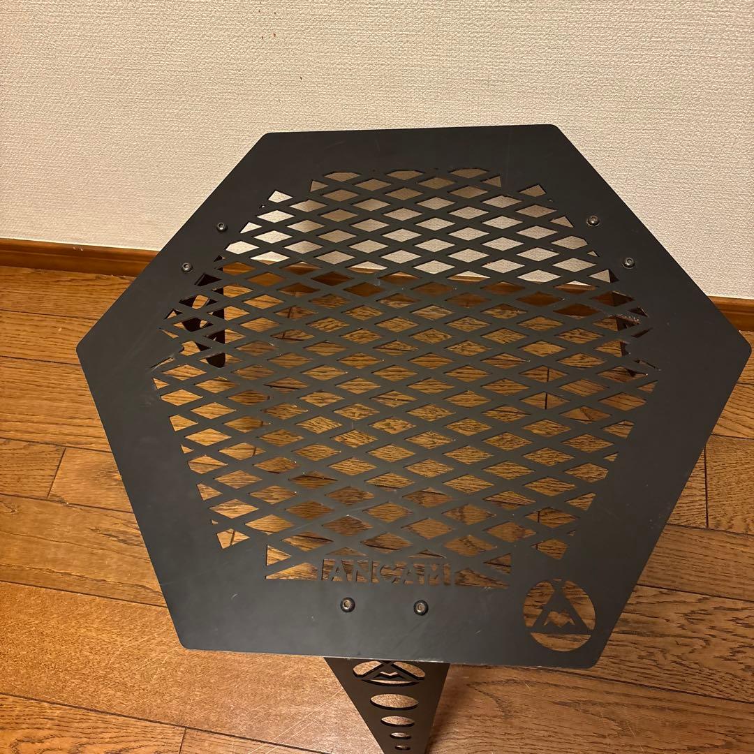 ANCAM メタヘキテ L 脚長 六角形 アイアン テーブル✨