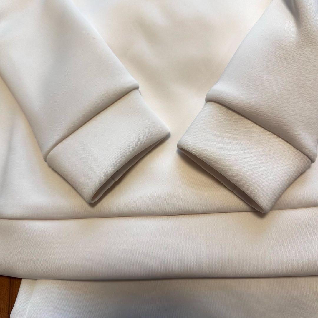 ダンボールニット　セットアップ　もちもち　ホワイト　サイズS 上下セット