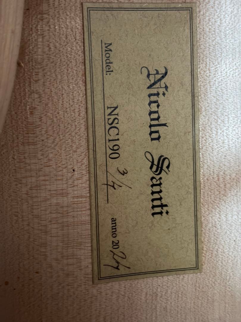 美品チェロ　ニッコロサンテ3/4sizeセット(カバー、弓付き)