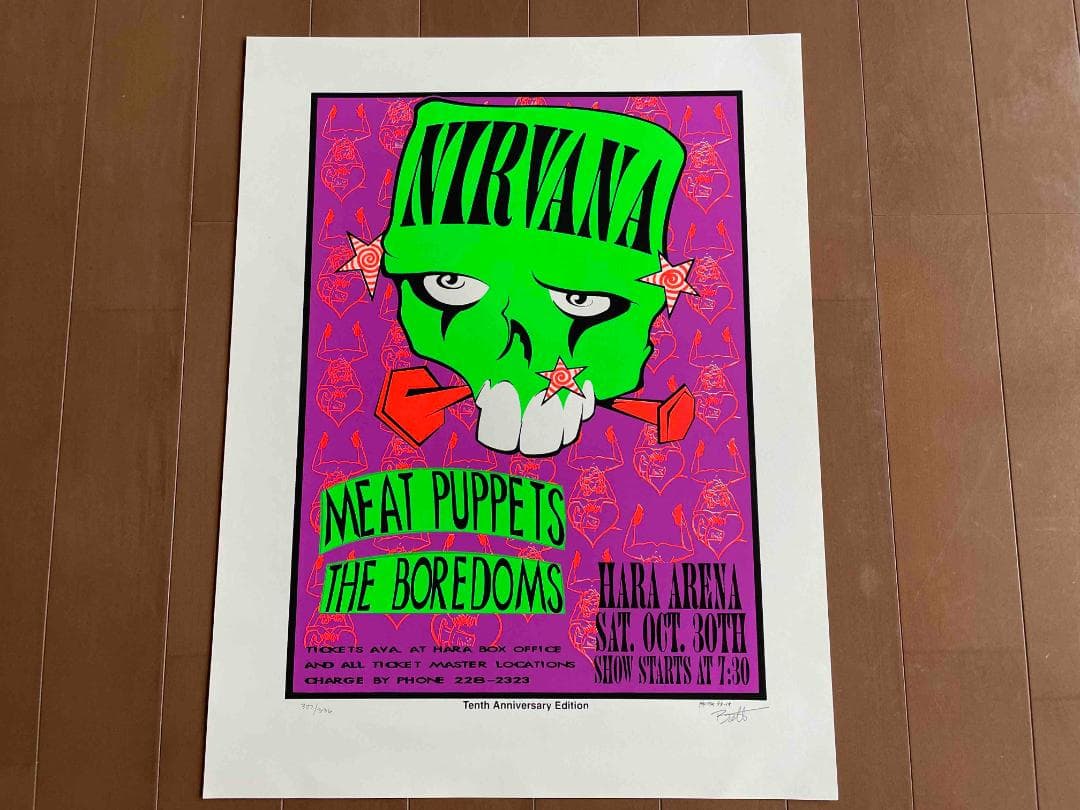 NIRVANA　Lee Bolton　版画 ポスター kozik