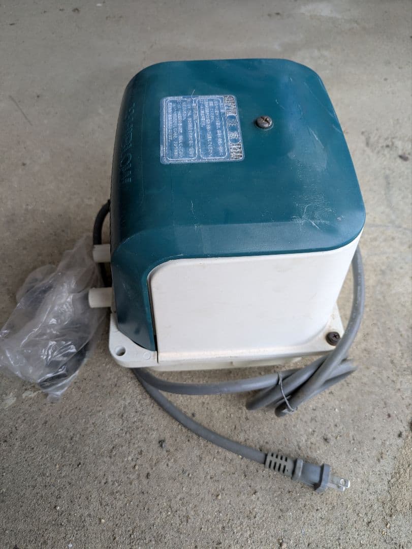 動作浅　⑥新品エアフィルター付き　DUO-80 左ばっ気　ブロワー　エアー