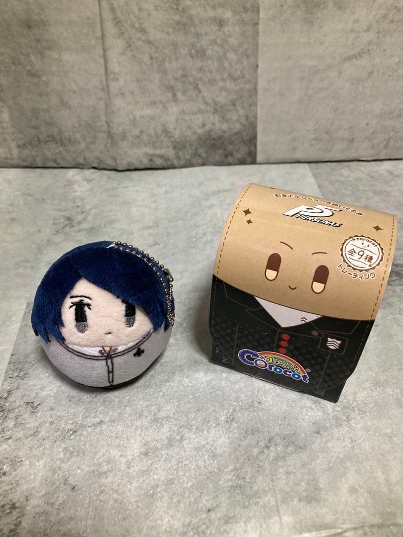 ペルソナ5 コロコット 起き上がりくっつきぬいぐるみ 喜多川裕介　チェーン付き