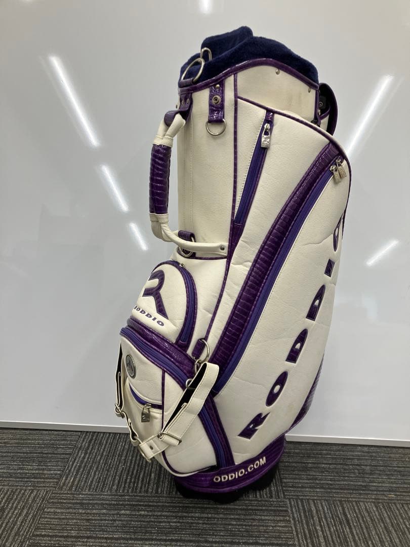 RODDIO ゴルフバッグ・キャディバッグ ホワイト/パープル　034