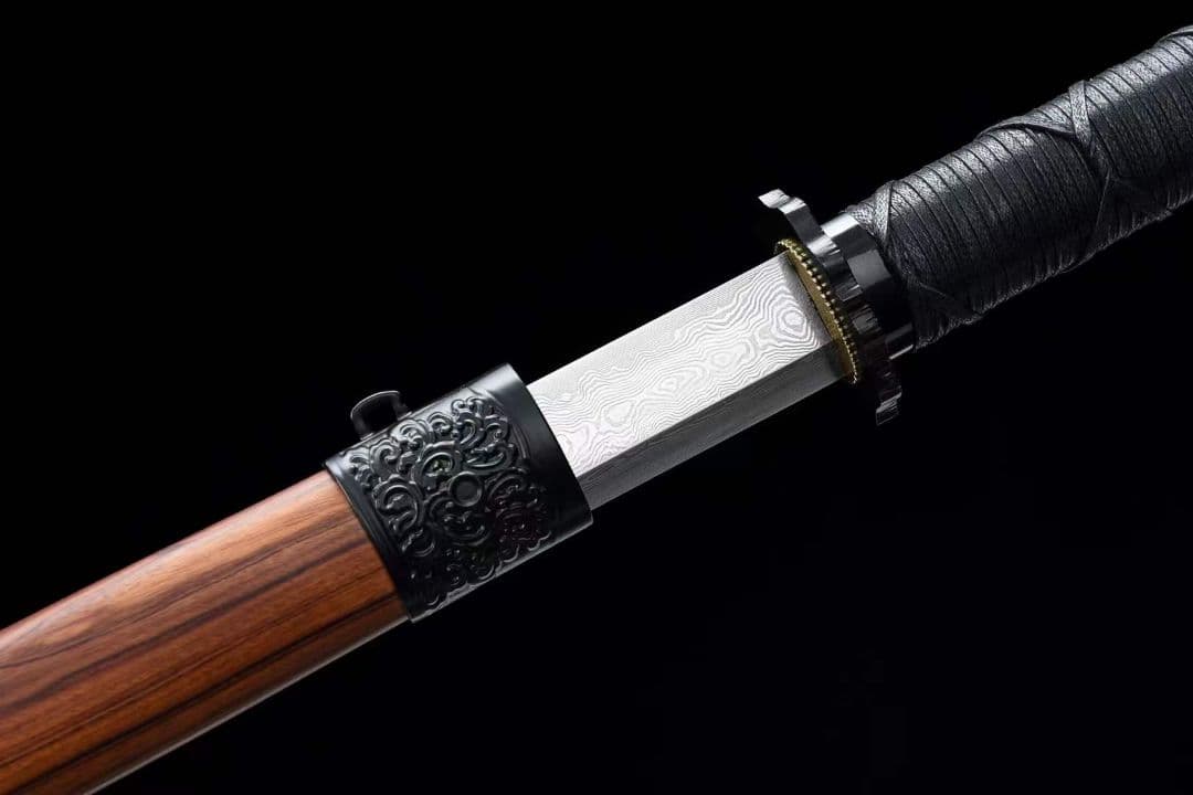 戦魂唐横刀（酸枝木タイプ）古兵器 武具　刀装具　日本刀　模造刀 居合刀 短刀