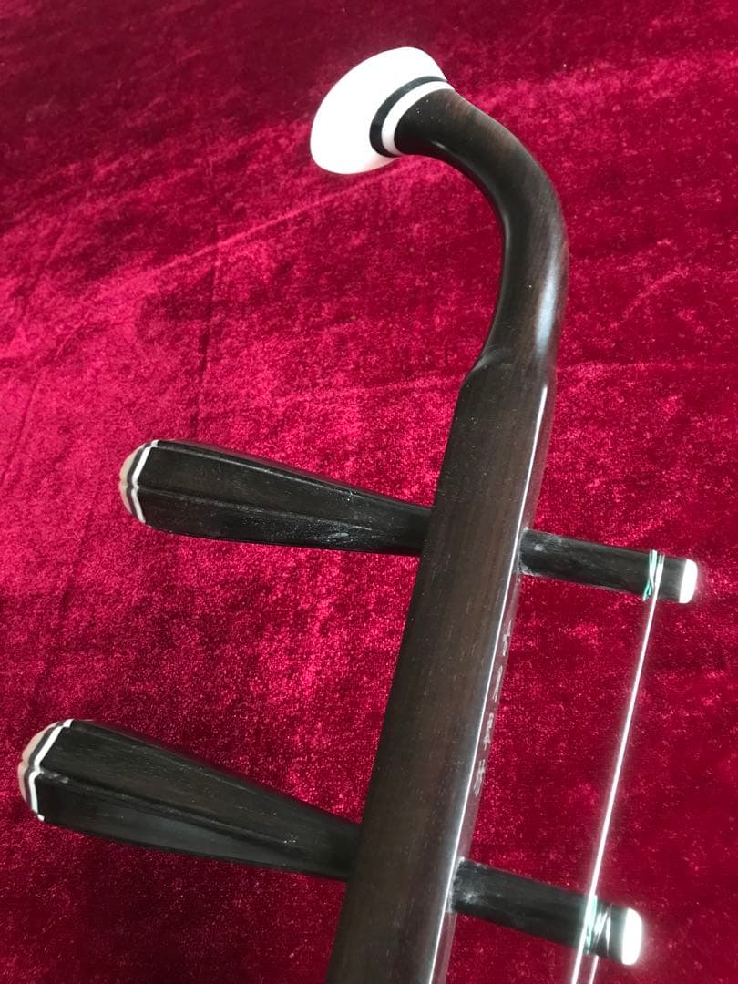 格安二胡★上級黒檀★古月琴坊・黄建洪製作★十年保証★必需品セット★100％評価