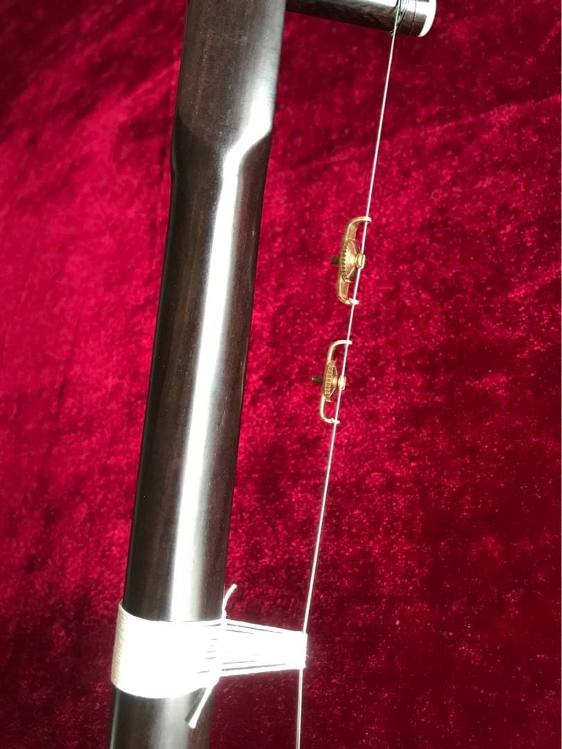 格安二胡★上級黒檀★古月琴坊・黄建洪製作★十年保証★必需品セット★100％評価