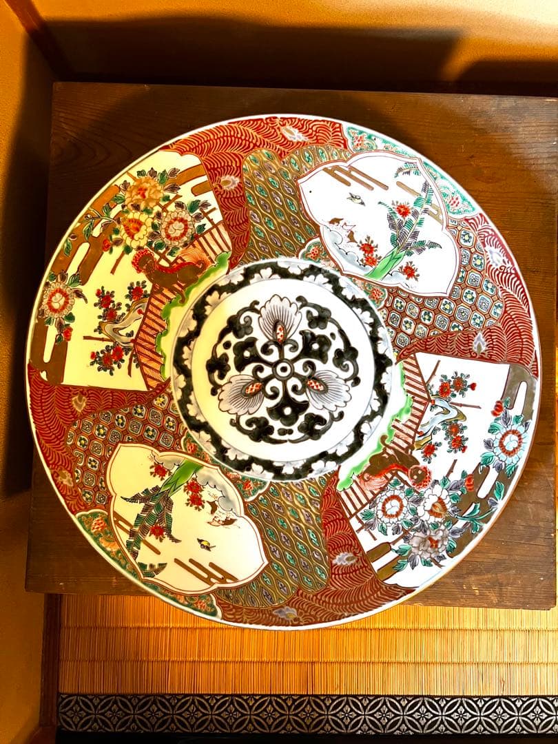 蔵出し　大皿　アンティーク　古伊万里