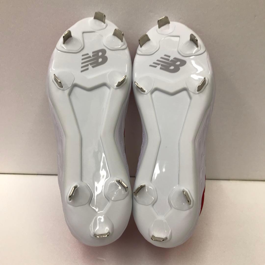 ニューバランス　金具スパイク　レッド×ホワイト　L3000TR6