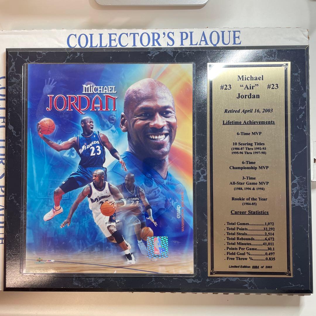 2003個限定発売　MICHAEL JORDAN 引退記念パネル　激レア箱付き