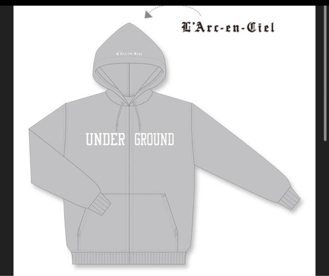 写真追加　新品　ラルク　UNDERGROUND パーカー　l'arc アングラ