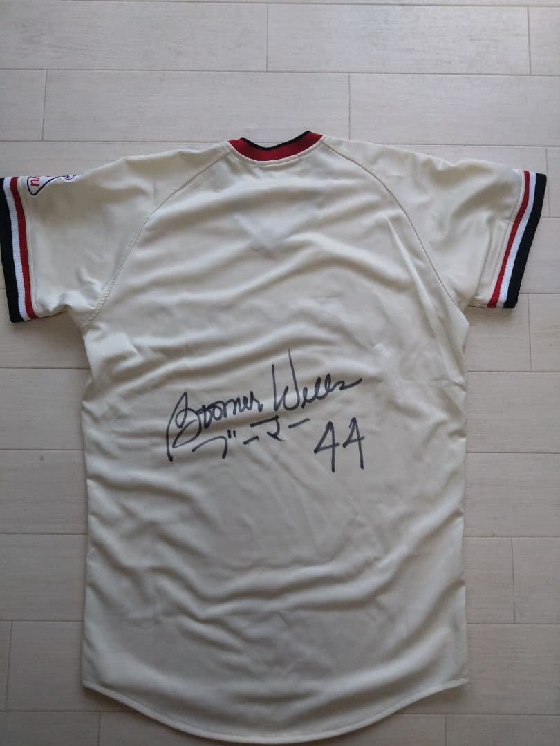 阪急ブレーブス ブーマーサイン入りユニホーム 【O】