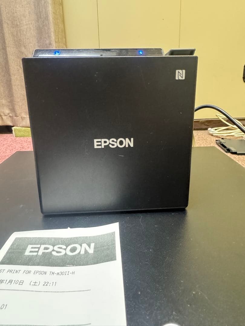 【中古】EPSON TM-m30II-H レジ、キャッシュドロアーセット